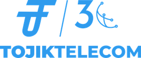 Tojiktelecom 30 years logo