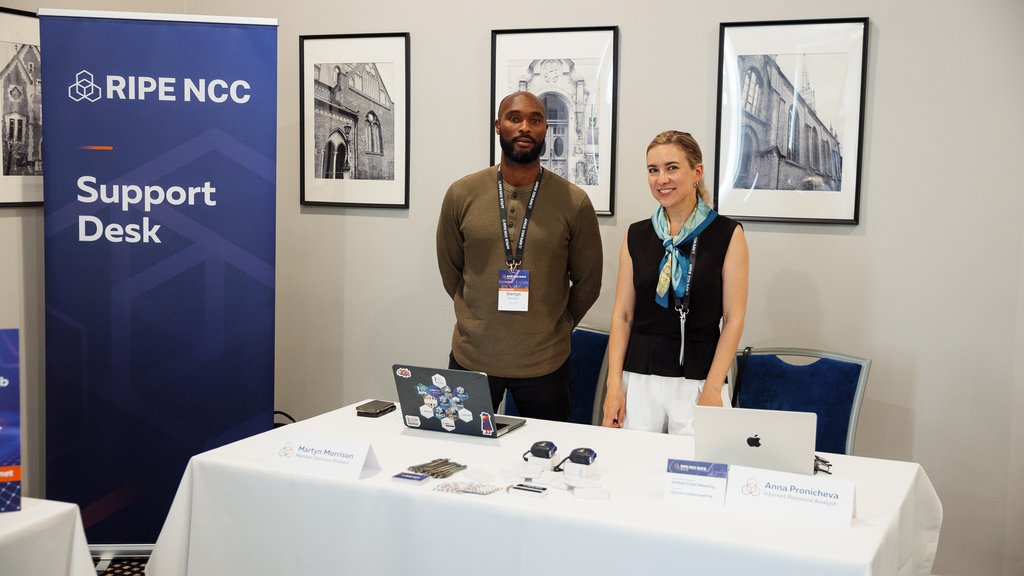 Support Desk at RIPE NCC Days Baltics